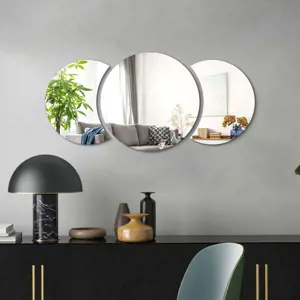 Produkt Samolepka na zeď 26x26 cm Half-moon Mirror – Ambiance