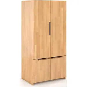 Produkt Šatní skříň z bukového dřeva 86x180 cm Bergman - Skandica
