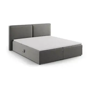 Produkt Šedá boxspring postel s úložným prostorem 160x200 cm Arendal – Cosmopolitan Design