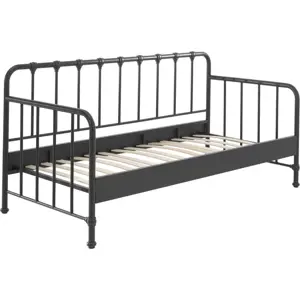 Produkt Šedá kovová dětská postel 90x200 cm BRONXX – Vipack