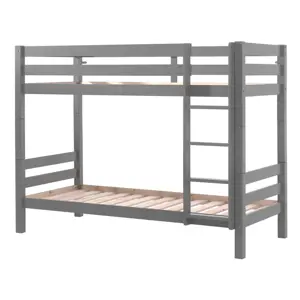Produkt Šedá patrová dětská postel 90x200 cm PINO – Vipack