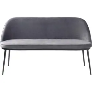 Produkt Šedá sametová pohovka 144 cm Gain – Unique Furniture