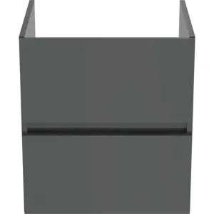 Šedá závěsná skříňka pod umyvadlo 50x55 cm Eurovit+ – Ideal Standard