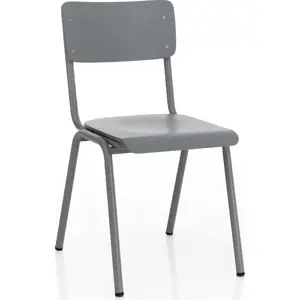 Produkt Šedé jídelní židle v sadě 2 ks Old School - Tomasucci
