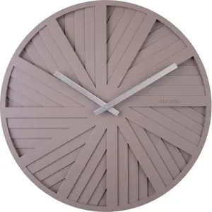 Produkt Šedé nástěnné hodiny Karlsson Slides, ø 40 cm
