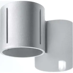 Produkt Šedé nástěnné svítidlo Vulco – Nice Lamps
