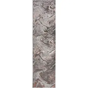 Šedo-béžový běhoun 60x230 cm Marbled – Flair Rugs