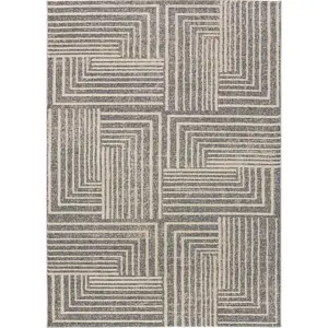 Šedo-béžový koberec 140x200 cm Paula – Universal