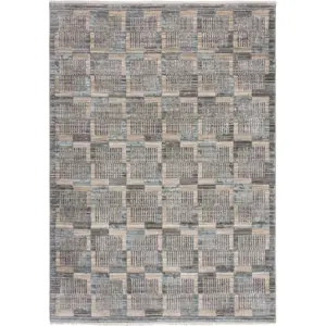 Šedo-béžový koberec 160x240 cm Evelyn Blocks – Flair Rugs