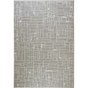 Produkt Šedo-béžový koberec 60x110 cm Jaipur – Webtappeti