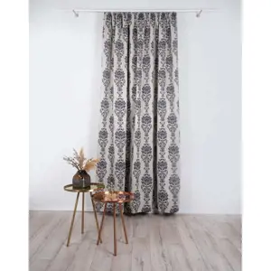 Šedo-béžový závěs 210x245 cm Impozant – Mendola Fabrics