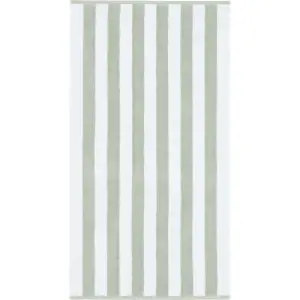 Šedo-bílá bavlněná osuška 90x140 cm Stripe Jacquard – Bianca