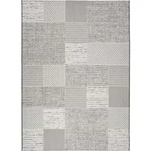 Šedobéžový venkovní koberec Universal Weave Mujro, 155 x 230 cm