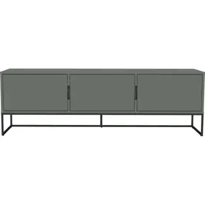 Šedozelený TV stolek 177x57 cm Lipp - Tenzo