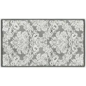 Šedý bavlněný ručník 40x71 cm Damask – Foutastic