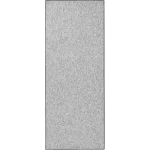 Šedý běhoun 80x200 cm Wolly – BT Carpet