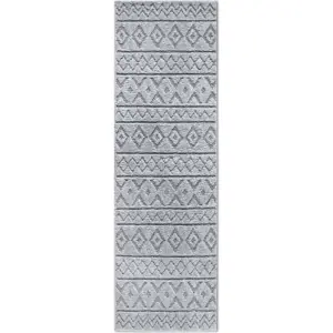 Šedý běhoun 80x240 cm Itinerance Light Grey – Elle Decoration