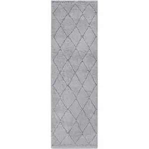 Šedý běhoun 80x240 cm Perrotin Light Grey – Elle Decoration