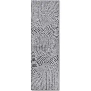 Šedý běhoun 80x240 cm Pigment Light Grey – Elle Decoration