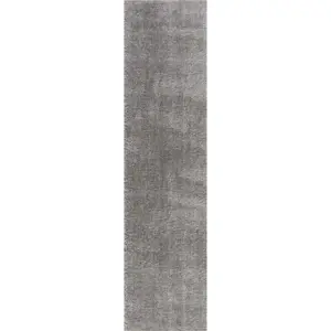 Produkt Šedý běhoun z recyklovaných vláken 60x230 cm Velvet – Flair Rugs