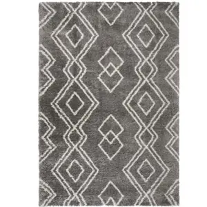 Šedý koberec 120x170 cm Atlas Berber – Flair Rugs