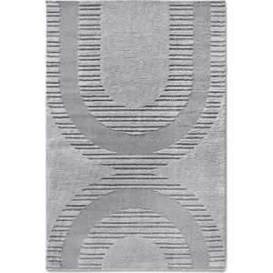 Šedý koberec 120x170 cm Bartoux Light Grey – Elle Decoration