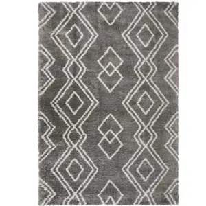 Produkt Šedý koberec 200x290 cm Atlas Berber – Flair Rugs