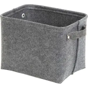 Produkt Šedý plstěný úložný košík Compactor Felt Basket, 29 x 24 cm