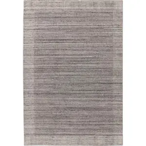 Šedý ručně tkaný vlněný koberec 120x170 cm Larson – Asiatic Carpets