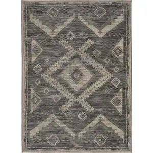 Produkt Šedý venkovní koberec Universal Devi Ethnic, 120 x 170 cm