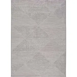 Šedý venkovní koberec Universal Macao Grey Wonder, 133 x 190 cm