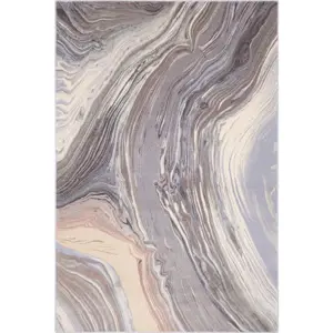 Šedý vlněný koberec 200x300 cm Agate – Agnella