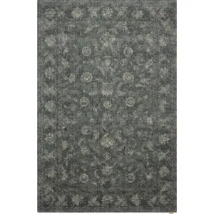 Produkt Šedý vlněný koberec 200x300 cm Calisia Vintage Flora – Agnella
