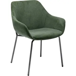 Produkt Set 2 zelených sametových židlí s područkami Kare Design Avignon