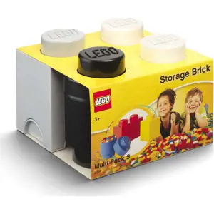 Set 3 ks plastových úložných krabic na LEGO®, 25 x 25,2 x 18,1 cm