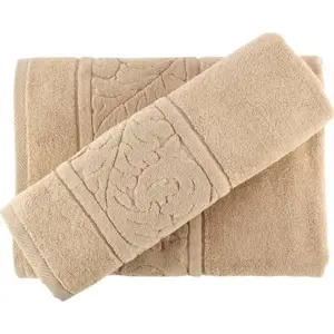 Produkt Set béžového bavlněného ručníku a osušky Foutastic Beige