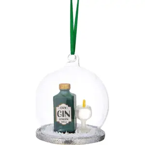 Produkt Skleněná vánoční ozdoba Gin & Tonic – Sass & Belle