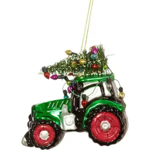 Produkt Skleněná vánoční ozdoba Tractor – Sass & Belle