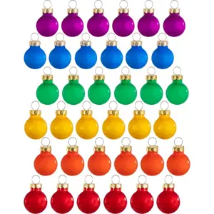 Produkt Skleněné vánoční ozdoby v sadě 36 ks Rainbow Mini – Sass & Belle