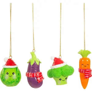 Produkt Skleněné vánoční ozdoby v sadě 4 ks Vegetable Mini – Sass & Belle