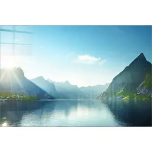 Produkt Skleněný obraz 100x70 cm Fjord – Wallity