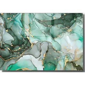 Skleněný obraz 100x70 cm Turquoise – Wallity