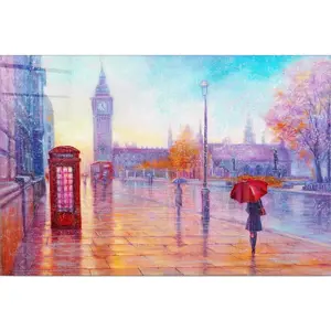 Skleněný obraz 70x50 cm London – Wallity