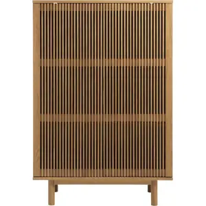 Produkt Skříňka v dekoru dubu v přírodní barvě 95x140 cm Tiber – Unique Furniture