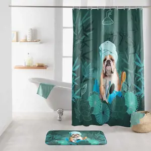 Produkt Sprchový závěs 180x200 cm Doggy zen – douceur d'intérieur