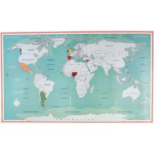 Produkt Stírací mapa 87x52 cm World Map – Rex London