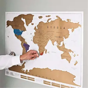 Produkt Stírací mapa 88x52 cm – Ambiance