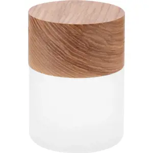 Produkt Stmívatelná stolní lampa v přírodní barvě se skleněným stínidlem (výška 10,5 cm) Lemelia – Gingko