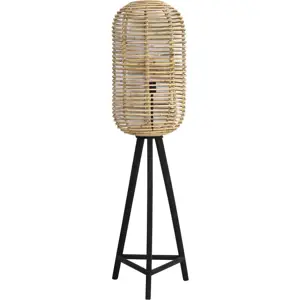 Produkt Stojací lampa v černo-přírodní barvě (výška 140 cm) Tabana – Light & Living