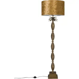 Produkt Stojací lampa ve zlaté barvě Piña - Dutchbone